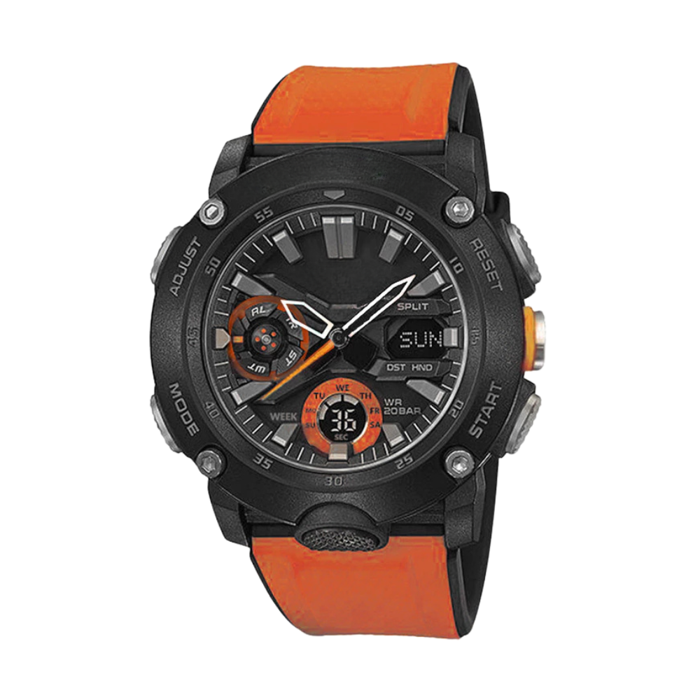 GA-2000 Orange/Black 50mm - Waterproof 10Atm