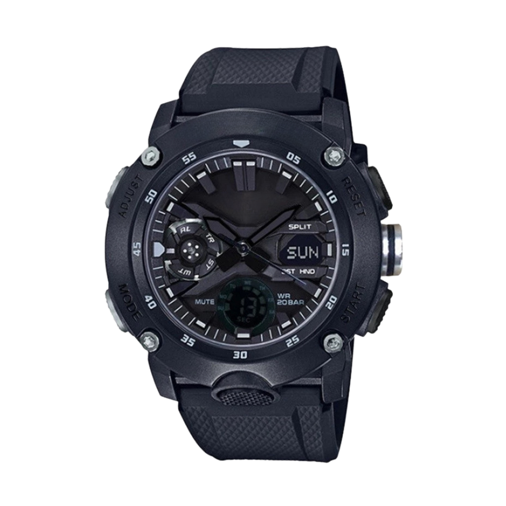 GA-2000 Full Black 50mm - Waterproof 10Atm