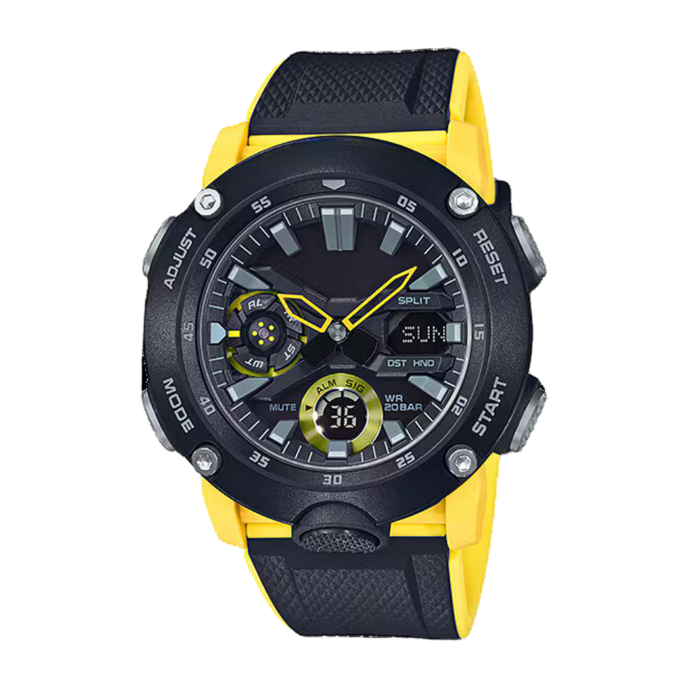 GA-2000 Yellow 50mm - Waterproof 10Atm