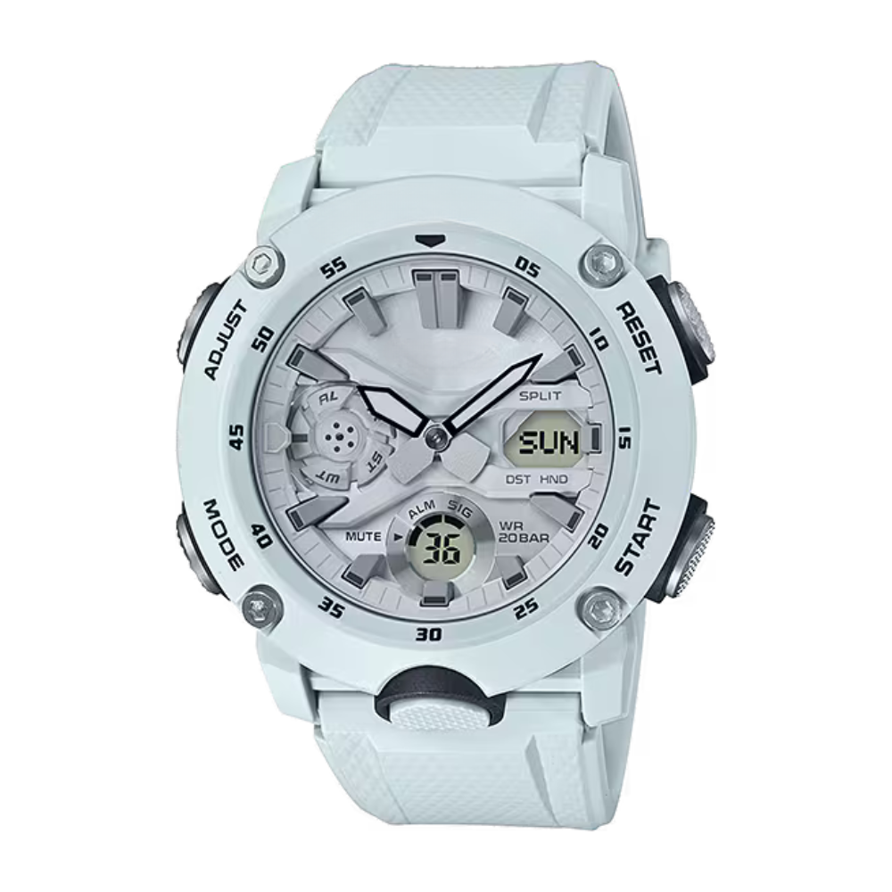 GA-2000 White 50mm - Waterproof 10Atm