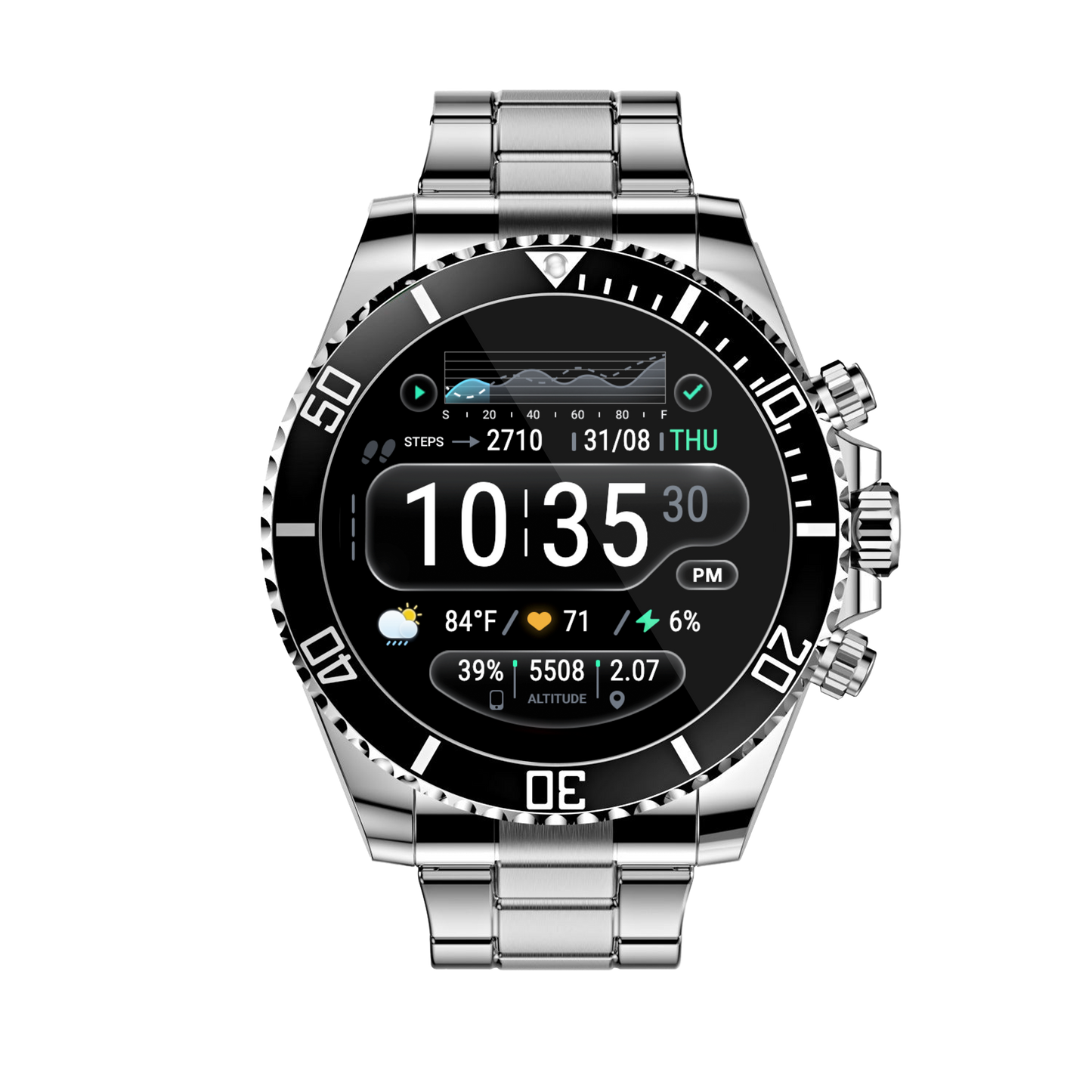 GA-2000 50mm - Waterproof 10Atm - GA051