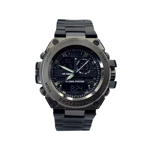 GST 8600 Steel Black 50mm - Waterproof 10Atm